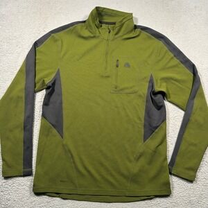 Vintage Y2K Nike ACG Fit Dry Quarter Zip Pullover Mens M Green Gray Gorpcore
